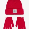 REMISE Beanie Set Gants + Bonnet CONVERSE Framboise – Converse 8