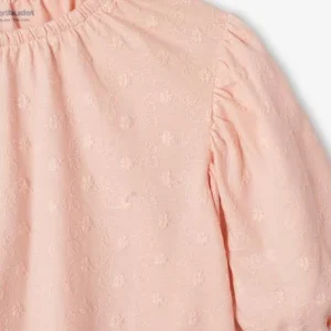 Blouse Pointelle Fille Rose Pâle – Vertbaudet luxe soldes 9