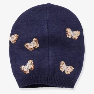 Bonnet Fille Papillons En Sequins Marine Grisé – Vertbaudet Service Clients Dédié 7