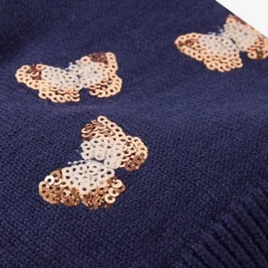 Bonnet Fille Papillons En Sequins Marine Grisé – Vertbaudet Service Clients Dédié 9