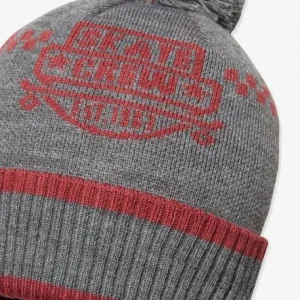 vente luxe pas cher Bonnet “skate” à Pompon Garçon Gris – Vertbaudet 6