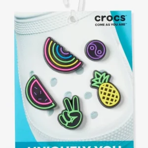 vente luxe pas cher Breloques Jibbitz™ Lights Up Fun 5 Pack CROCS™ Multicolore – Crocs 8