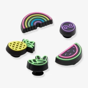 vente luxe pas cher Breloques Jibbitz™ Lights Up Fun 5 Pack CROCS™ Multicolore – Crocs 12