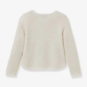 soldes pas cher Cardigan Fille CYRILLUS écru – Cyrillus 6