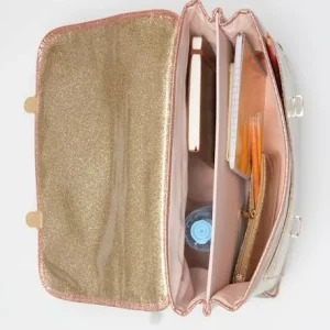 en ligne Cartable Pailleté Et Sa Trousse Assortiie Fille Doré – Vertbaudet 14