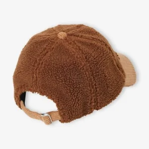 Casquette En Sherpa Et Velours Garçon Camel – Vertbaudet soldes magasin 15