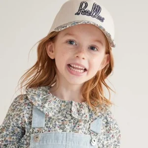 Casquette Fille Imprimée “hello” écru – Vertbaudet REMISE 10