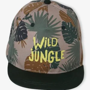 Retour Gratuit Casquette Imprimée “Wild Jungle” Garçon Vert Sapin – Vertbaudet 14