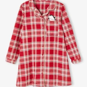 Chemise De Nuit En Flanelle Et Legging Noël Fille Carreaux Rouge – Vertbaudet vente à bas prix 10