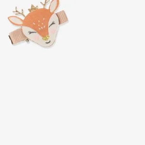 magasin en ligne Coffret De Noël Pull Fille Motif Biche Et Barrette Assortie Rouge – Vertbaudet 16