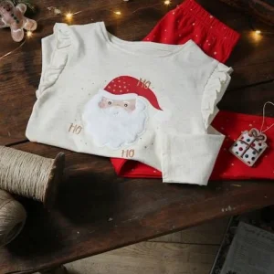 Coffret Noël Pyjama + Chaussettes Fille Beige Irisé – Vertbaudet en ligne 10