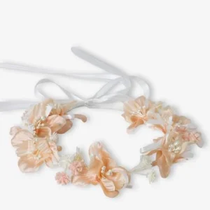 exclusivement disponibles Couronne De Fleurs Fille Abricot – Vertbaudet 11