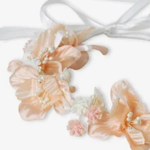 exclusivement disponibles Couronne De Fleurs Fille Abricot – Vertbaudet 15