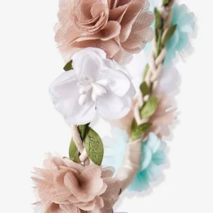 site pas cher Couronne De Fleurs Fille Bleu Pale – Vertbaudet 6