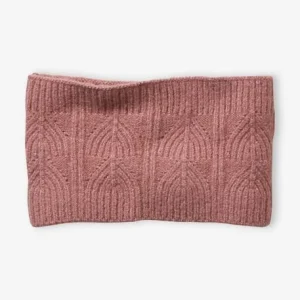 boutique Ensemble Bonnet + Snood + Moufles En Maille Torsadée Mousseuse Rose – Vertbaudet 16