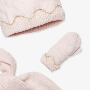 Ensemble Fille Bonnet + écharpe + Gants Rose – Vertbaudet magasins pas chers 12