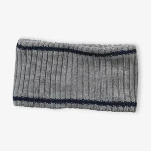 Ensemble Garçon Bonnet + Snood + Gants En Maille Côtelée BASICS Gris – Vertbaudet Les achats en ligne 16