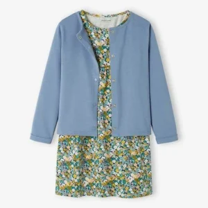 Ensemble Robe + Cardigan Fille Pêche – Vertbaudet soldes en ligne 14