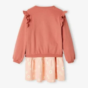 Ensemble Robe Et Cardigan Fille Pêche – Vertbaudet Distributeur Officiel 18