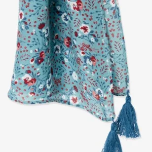 Foulard Imprimé Fleuri Bleu Imprimé – Vertbaudet mode 6