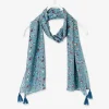 Foulard Imprimé Fleuri Bleu Imprimé – Vertbaudet mode 11