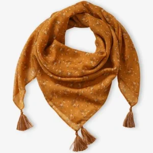 Distributeur Officiel Foulard Imprimé Fleuri Fille Caramel Imprimé – Vertbaudet 11