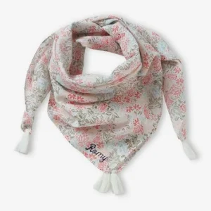 Meilleur Prix Garanti Foulard Imprimé Fleuri Personnalisable Fille écru – Vertbaudet 9