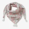 Foulard Imprimé Fleuri Personnalisable Fille écru – Vertbaudet Top ventes 8