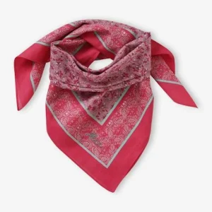 mode pas chere Foulard Personalisable à Imprimé Fleuri Fille Rose Imprimé – Vertbaudet 14