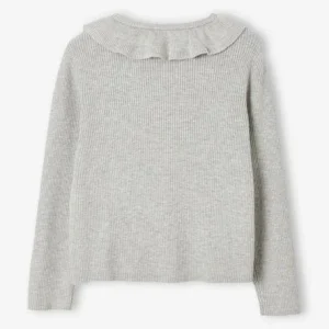 en ligne vente Gilet Court à Collerette Fille Gris Clair – Vertbaudet 16