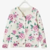 Gilet Imprimé Fleurs Fille écru Imprimé – Vertbaudet authentiques 22