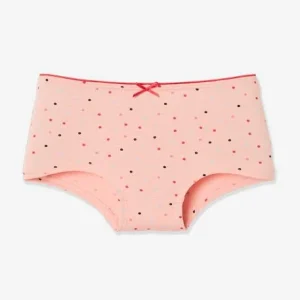 boutiqued pas cher Les 4 Shorties Fille BASICS Lot Rose – Vertbaudet 12