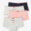 Les 4 Shorties Fille BASICS Lot Rose – Vertbaudet boutique en ligne 22