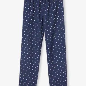 Lot De 2 Bas De Pyjamas En Flanelle Fille Lot Carreaux Rose Thé Et Bleu – Vertbaudet Neuve avec étiquette 12