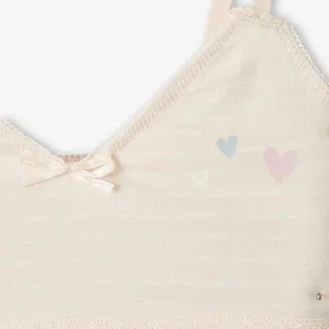 Lot De 2 Brassières Coeurs Fille Lilas – Vertbaudet site pas cher 16