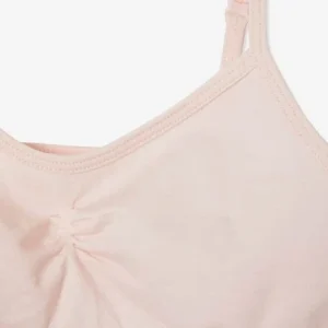 mode pas chere Lot De 2 Brassières Fille En Microfibre Rose Clair Uni – Vertbaudet 15