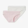 Lot De 2 Culottes Fille Microfibre Lot Camaieu Rose – Vertbaudet magasin 20