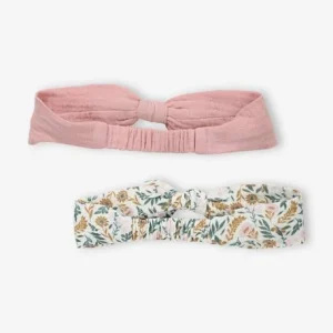 Top ventes Lot De 2 Headbands Effet Noué Fille Lot Rose – Vertbaudet 7