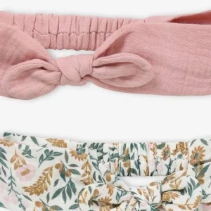 offre spéciale Lot De 2 Headbands Effet Noué Fille Lot Rose – Vertbaudet 9