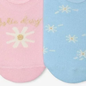 Neuve avec étiquette Lot De 2 Paires De Chaussettes Invisibles Fille Rose – Vertbaudet 6