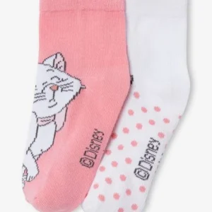 Lot De 2 Paires De Mi-chaussettes Disney® Marie Les Aristochats Blanc Et Rose – Disney Authentic Original licence 7