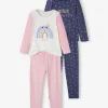 Paiement sécurisé Lot De 2 Pyjamas Arc-en-ciel Fille Lot Violet Moyen – Vertbaudet 22