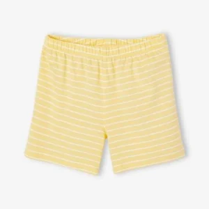 boutique Lot De 2 Pyjashorts Fille Imprimés Fleurs Et Cerises Basics Jaune Pâle – Vertbaudet 18