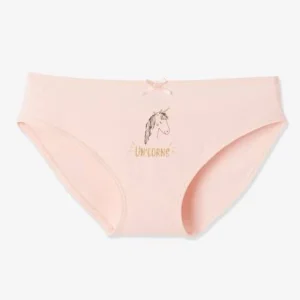 Lot De 3 Culottes Fille Chats Et Licorne Rose Poudré – Vertbaudet magasin france 10