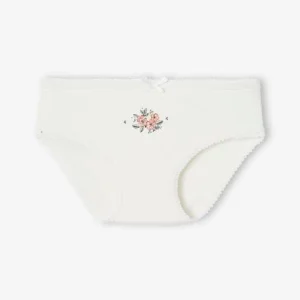 magasin en ligne Lot De 3 Culottes Fille En Maille Côtelée écru – Vertbaudet 10