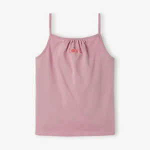 dernière tendance Lot De 3 Débardeurs Basics à Fines Bretelles Fille Framboise – Vertbaudet 14