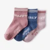 Lot De 3 Paires De Mi-chaussettes Happy Lot Rose Clair – Vertbaudet Boutique officielle 16