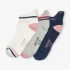 Lot De 3 Paires De Mi-chaussettes Sport Fille Lot Ivoire – Vertbaudet site pas cher 13