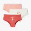 dernières Lot De 3 Shorties Fleurs Et Lama Fille Lot Rose – Vertbaudet 22