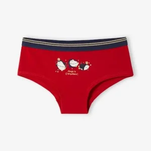 excellent qulity Lot De 3 Shorties Noël Fille Rouge – Vertbaudet 18